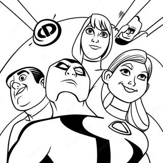 Incredibles Pages À Colorier