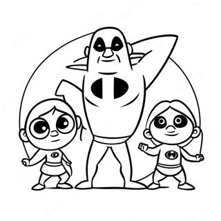 Page A Colorier De La Famille Indestructibles 48528-10610