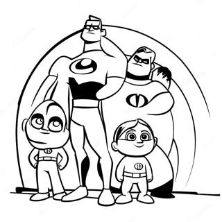 Page A Colorier De La Famille Indestructibles 48528-10611