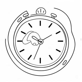 Horloge Pages À Colorier