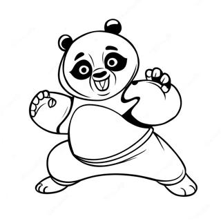 Kung Fu Panda Pages À Colorier