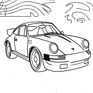 Porsche Pages À Colorier