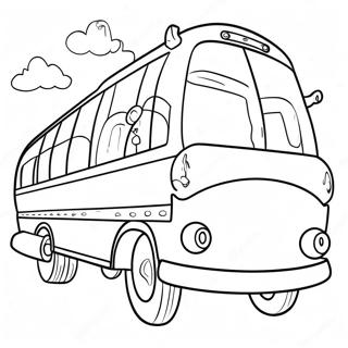 Magic School Bus Pages À Colorier