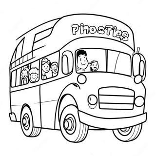 Page A Colorier De Sortie Scolaire Du Magic School Bus 49692-10873