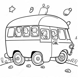 Page A Colorier De Lexperience Scientifique Du Magic School Bus 49693-10880