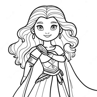 Page A Colorier De La Brave Princesse Merida 50817-11113