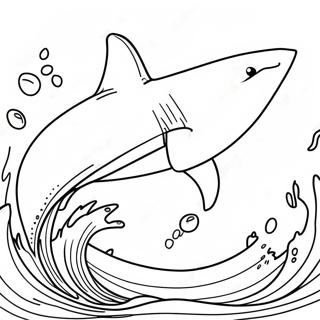 Page A Colorier De Requin Blanc Feroce 5099-2602