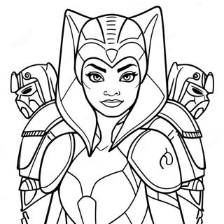 Ahsoka Tano Avec Des Clones Page A Colorier 51539-11277
