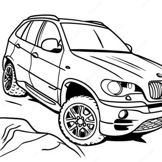 Bmw X5 Tout Terrain Page A Colorier 52189-11422