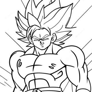 Broly Pages À Colorier