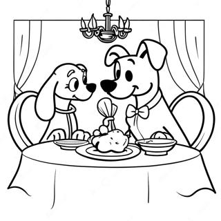 Lady And The Tramp Pages À Colorier