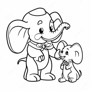 Dumbo Avec Timothee Souris Page A Colorier 52850-11553