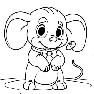 Dumbo Avec Timothee Souris Page A Colorier 52850-11554