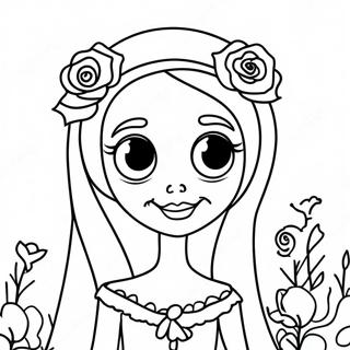 Mariée Cadavérique Pages À Colorier