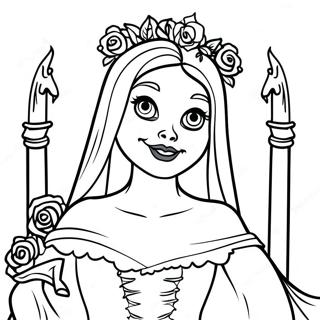 Mariée Cadavérique Pages à colorier