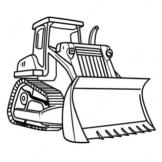 Page A Colorier De Bulldozer De Chantier 53032-11590