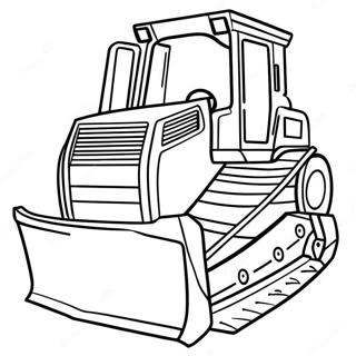 Page A Colorier De Bulldozer De Chantier 53032-11591