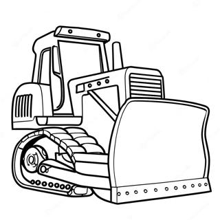 Page A Colorier De Bulldozer Jaune Grand 53033-11593