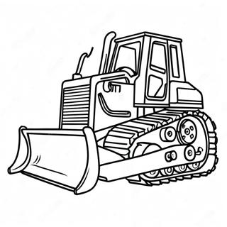 Page A Colorier De Bulldozer Jaune Grand 53033-11595