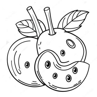 Page A Colorier Grosses Cerises Juteuses 53120-11616