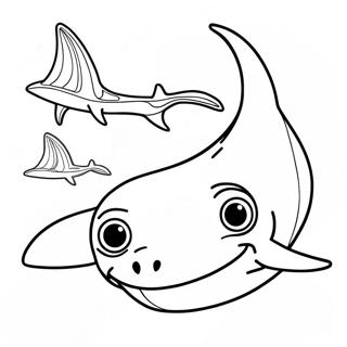 Requin Marteau Pages À Colorier