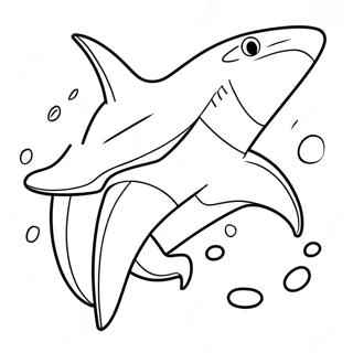 Page A Colorier Requin Marteau Realiste 53213-11630