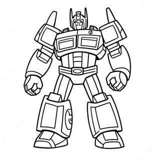 Rescue Bots Optimus Prime Page A Colorier 53384-11671