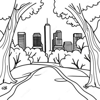 Aventure A Central Park Page A Colorier 53469-11693