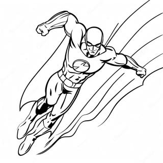 Page A Colorier Dun Super Heros Rapide Courant Vite 5370-2399