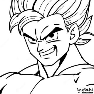 Gogeta En Forme De Super Saiyan Page A Colorier 54178-11852