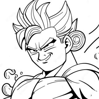 Gogeta Pages à colorier