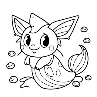 Vaporeon Nageant Dans Locean Page A Colorier 54269-11870