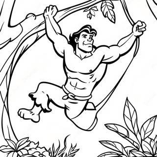 Tarzan Pages À Colorier