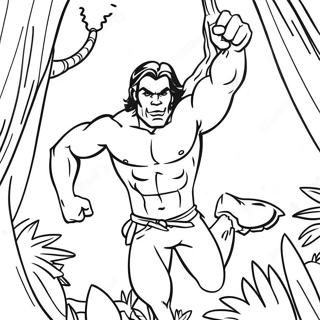 Tarzan Pages à colorier