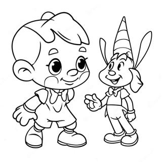 Pinocchio Pages À Colorier