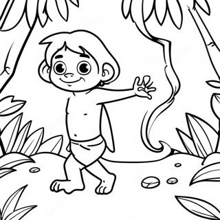 Livre De La Jungle Pages À Colorier