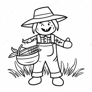 Epouvantail Pages à colorier