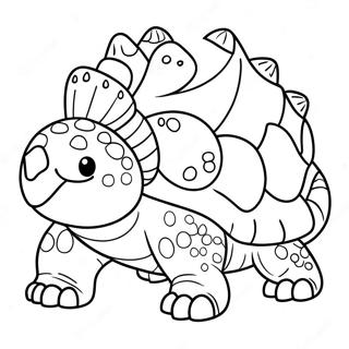 Ankylosaurus Pages À Colorier