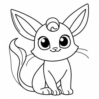 Espeon Avec Des Yeux Scintillants Page A Colorier 55631-12171