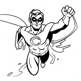 Green Lantern Pages À Colorier