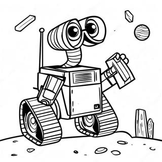 Wall E Explorant Lespace Page A Colorier 56282-12310