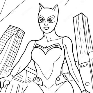 Catwoman Pages À Colorier