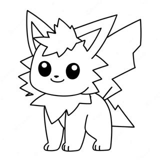 Jolteon Pages À Colorier