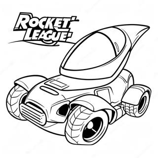 Rocket League Pages À Colorier