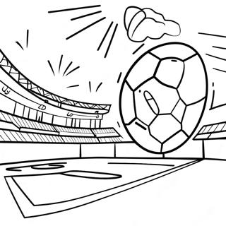 Page A Colorier Du Terrain De Soccer Rocket League 57106-12493