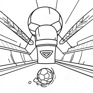 Page A Colorier Du Terrain De Soccer Rocket League 57106-12494