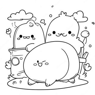 Page A Colorier Damis Sumikko Gurashi Aventuriers 57391-12553