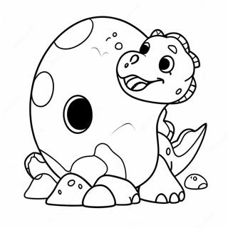 Page A Colorier Doeuf De Dinosaure Craque Avec Bebe Dinosaure 57470-12578