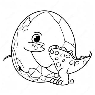 Page A Colorier Doeuf De Dinosaure Craque Avec Bebe Dinosaure 57470-12580