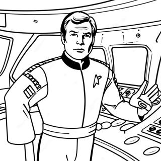 Page A Colorier Capitaine Kirk Commandant Lenterprise 57747-12633